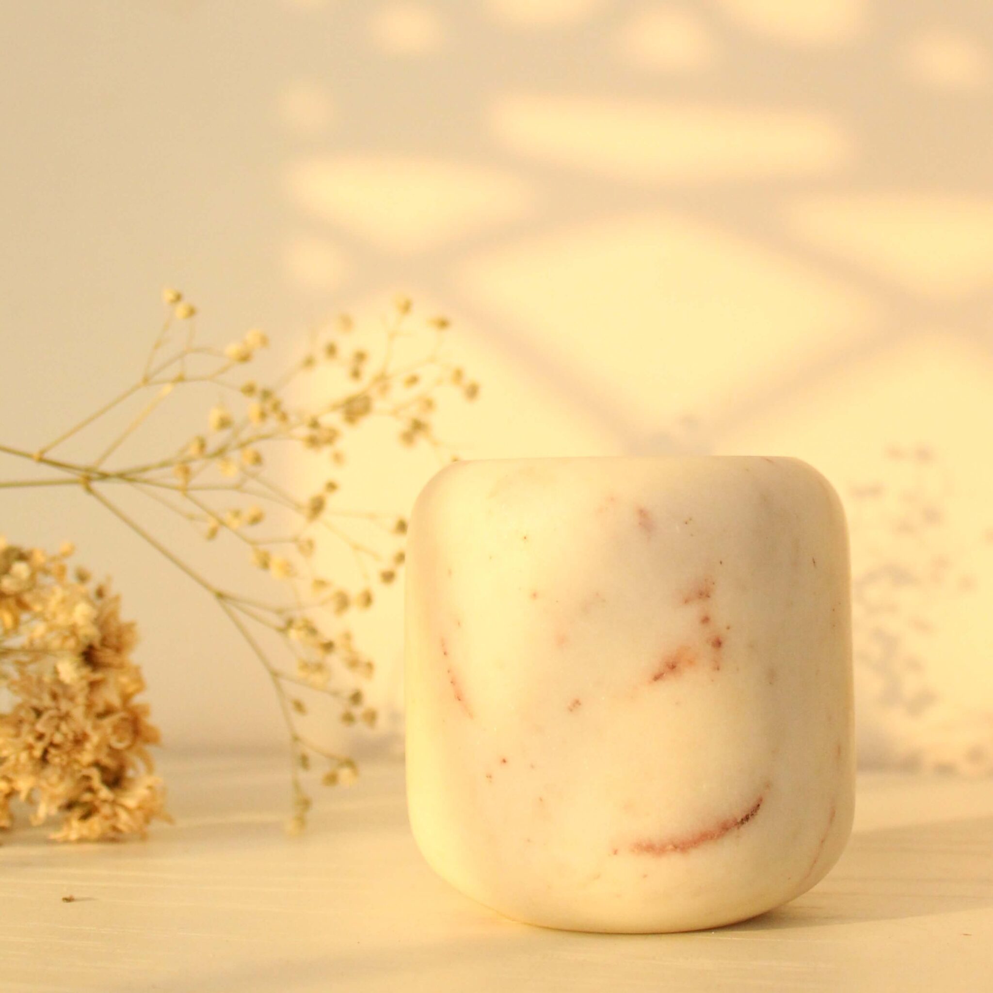 Aromatic Carrara Candle | Byora Homes | White | White Indian Marble thumbnail 5