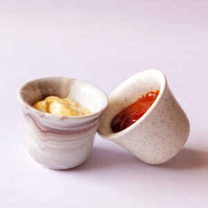 Dots and Dyes Pinch Bowl | Byora Homes | Brown | Stoneware Ceramic