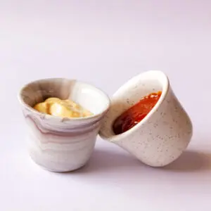 Dots and Dyes Pinch Bowl | Byora Homes | Brown | Stoneware Ceramic