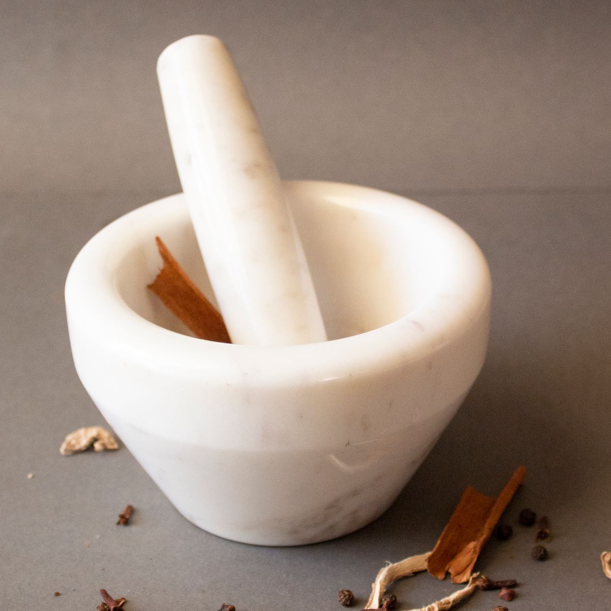 Masala Pot Mortar and Pestle | Byora Homes | White | White Indian ...