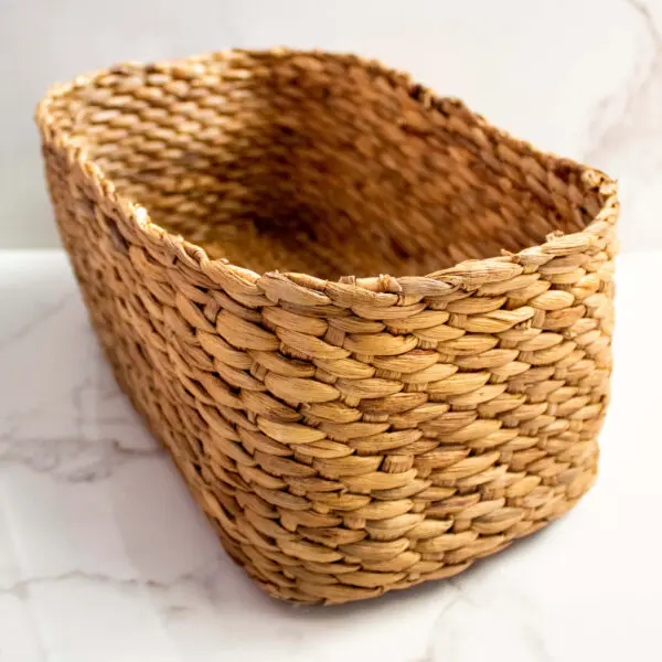 Elliptical Basket | Byora Homes | Brown | Water Hyacinth - Image 4