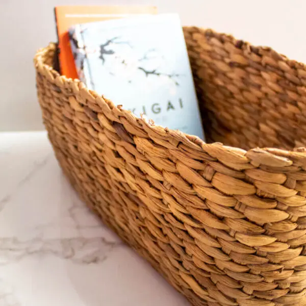 Elliptical Basket | Byora Homes | Brown | Water Hyacinth - Image 3