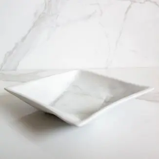 Sage Blue Serving Bowl | Byora Homes | Blue | Stoneware Ceramic - Image 4
