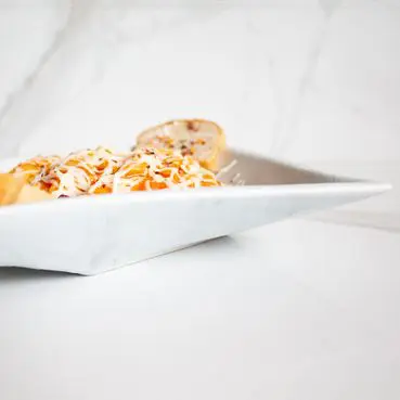 Sage Blue Serving Bowl | Byora Homes | Blue | Stoneware Ceramic - Image 2