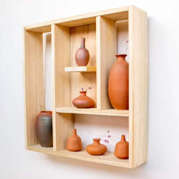 Terra Labyrinth Wall Decor | Byora Homes | Wood and Terracotta - Image 4