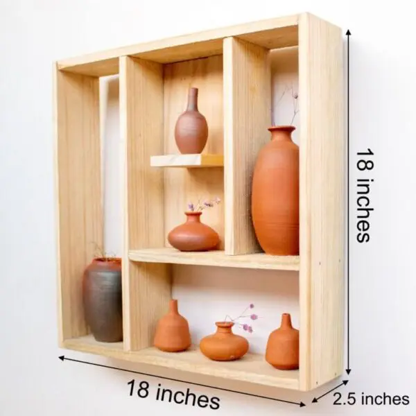 Terra Labyrinth Wall Decor | Byora Homes | Wood and Terracotta - Image 2