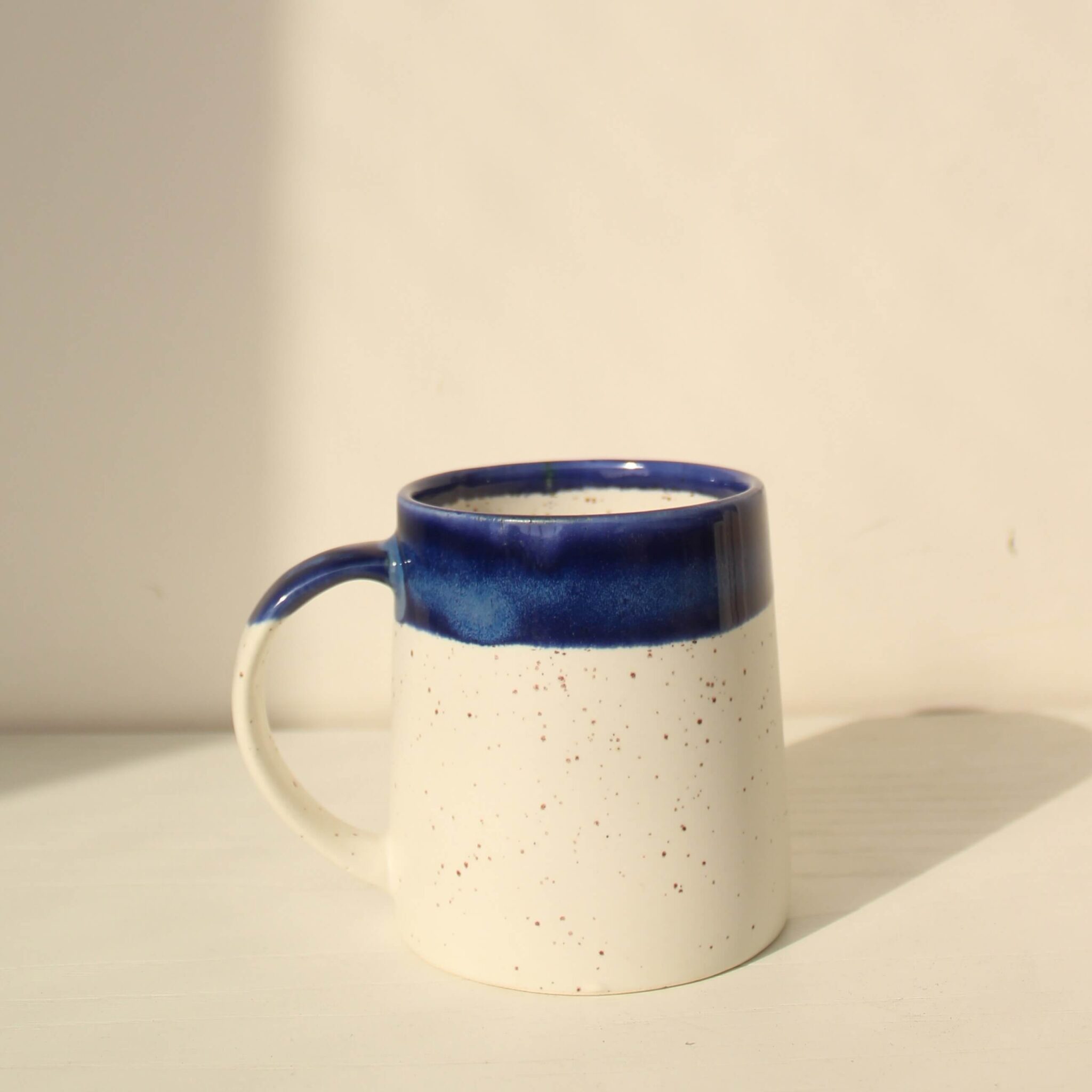 Blue Halo Mug | Byora Homes | Blue & White | Stoneware Ceramic
