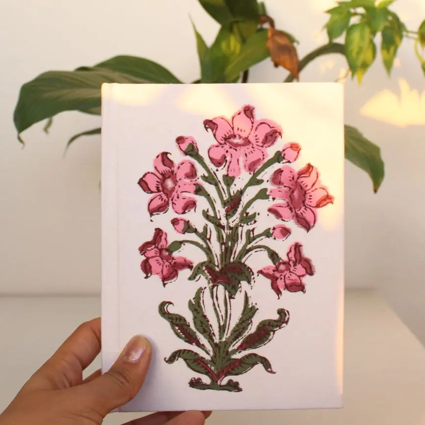 The Lily Print Textile Diary | White & Pink