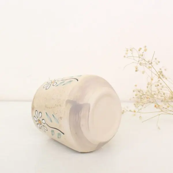 Flora Love 3.0 Mug | Byora Homes | Beige | Stoneware Ceramic - Image 4