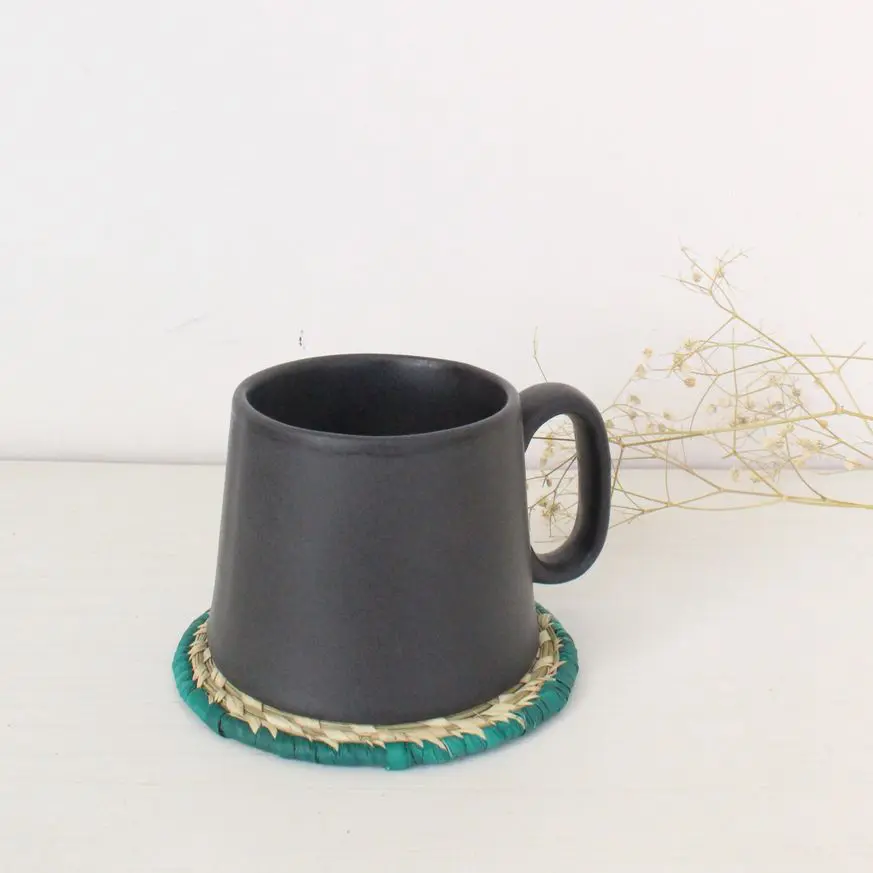 Conic Mug | Byora Homes | Black | Stoneware Ceramic