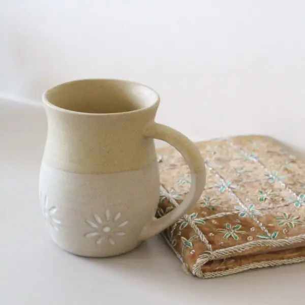 Earthy Sandy Mug | Byora Homes | Sand Brown | Stoneware Ceramic