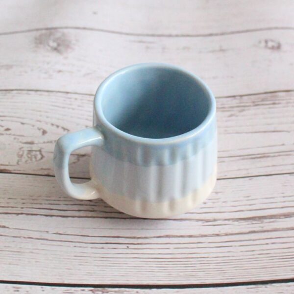 Icy Blue Mini Mug | Byora Homes | Blue | Stoneware Ceramic - Image 3