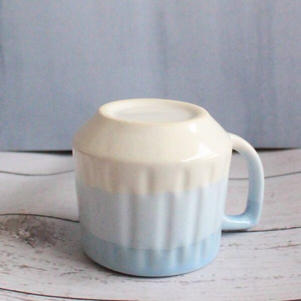 Icy Blue Mini Mug | Byora Homes | Blue | Stoneware Ceramic - Image 5