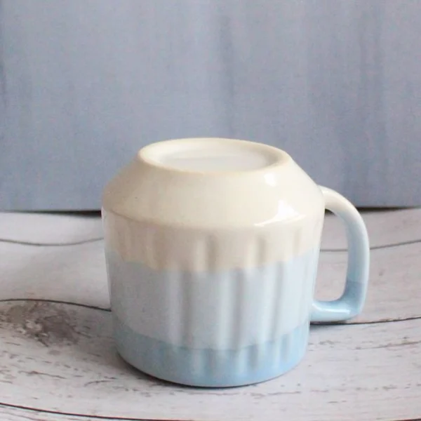 Icy Blue Mini Mug | Byora Homes | Blue | Stoneware Ceramic - Image 5
