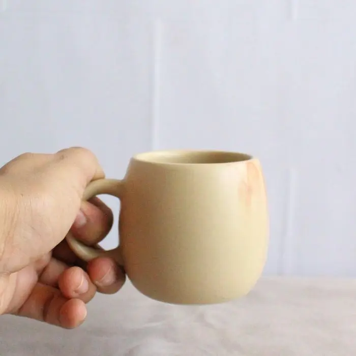 Sandy Mini Mug | Byora Homes | Sand Brown | Stoneware Ceramic