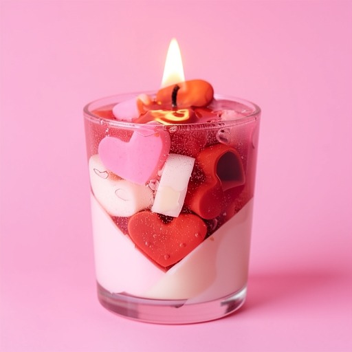 Hearts in a Jar Soy Candle | Byora Homes | Pink | Soy Wax