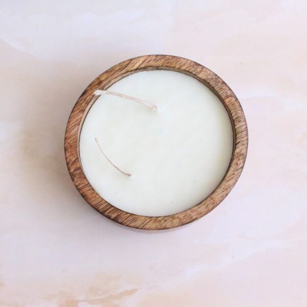 Wood & Wicks Candle | Byora Homes | Beige & Brown | Soy Wax - Image 2