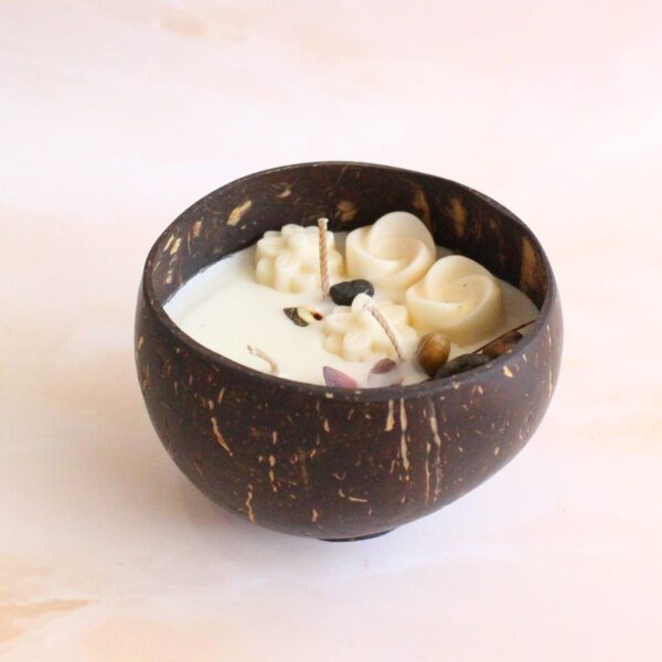Burn Baby Burn Candle | Byora Homes | Beige & Brown | Soy Wax - Image 4