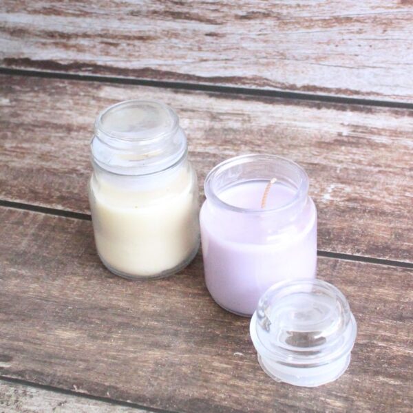 Go for Glow Candle | Byora Homes | Beige & Lavender | Soy Wax - Image 3