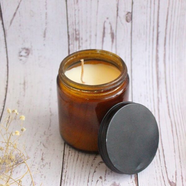Warm Ember Candle | Byora Homes | Beige & Brown | Soy Wax - Image 4