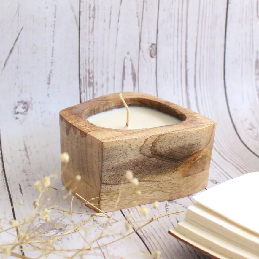 Wick-edly Scent-sational Candle | Byora Homes | Beige & Brown | Soy Wax