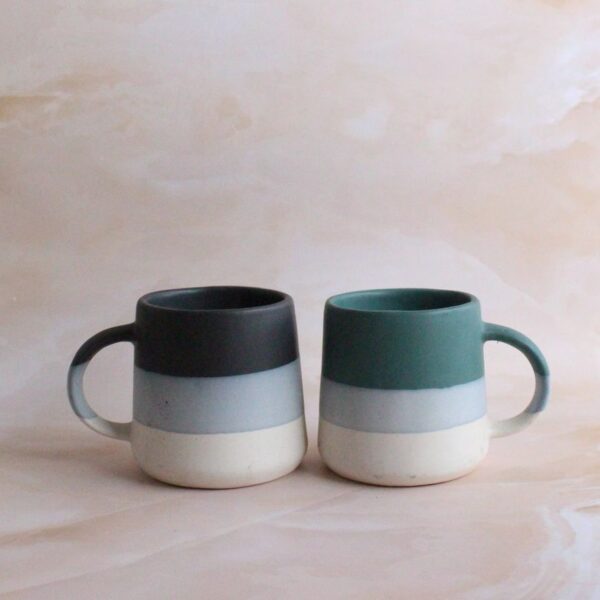 Feels Like Ombre Mug 2.0 | Byora Homes | Turqoise | Stoneware Ceramic - Image 2