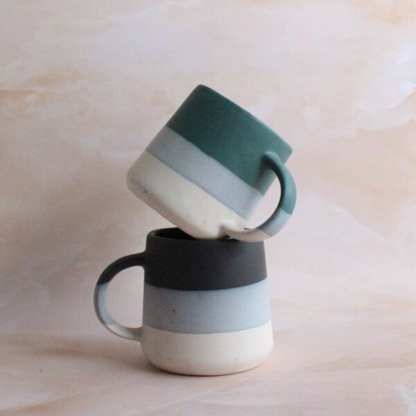 Feels Like Ombre Mug 2.0 | Byora Homes | Turqoise | Stoneware Ceramic - Image 3