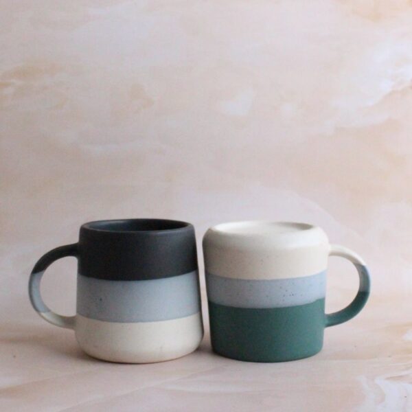 Feels Like Ombre Mug 2.0 | Byora Homes | Turqoise | Stoneware Ceramic - Image 4