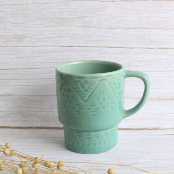 Indi Mug | Byora Homes | Turquoise | Stoneware Ceramic - Image 2