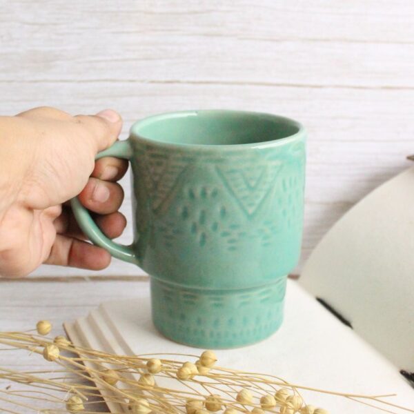 Indi Mug | Byora Homes | Turquoise | Stoneware Ceramic