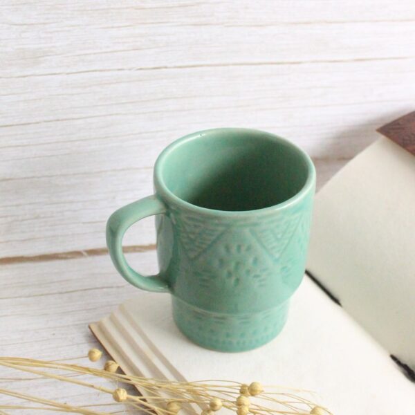 Indi Mug | Byora Homes | Turquoise | Stoneware Ceramic - Image 4
