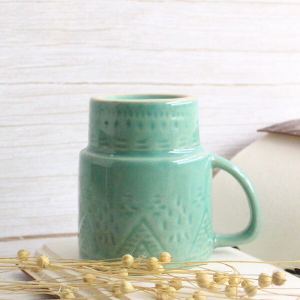 Indi Mug | Byora Homes | Turquoise | Stoneware Ceramic - Image 5