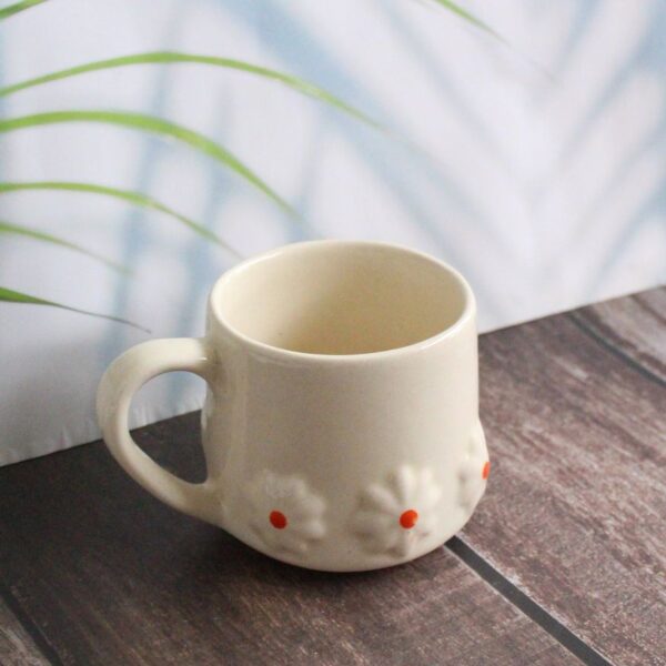 Florange Mug | Byora Homes | Beige | Stoneware Ceramic - Image 2