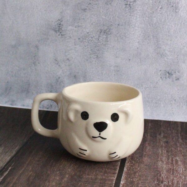 Woof Woof 2.0 Mug | Byora Homes | Black & Beige | Stoneware Ceramic - Image 4