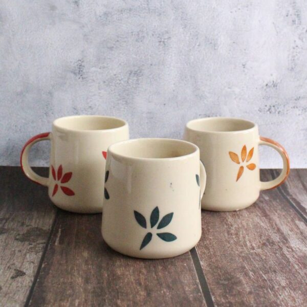 Earthy Mauve Mug | Byora Homes | Beige & Mauve | Stoneware Ceramic - Image 5