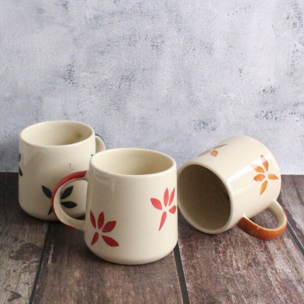 Earthy Mauve Mug | Byora Homes | Beige & Mauve | Stoneware Ceramic - Image 4