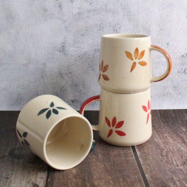 Earthy Mauve Mug | Byora Homes | Beige & Mauve | Stoneware Ceramic - Image 2