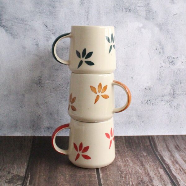 Earthy Mauve Mug | Byora Homes | Beige & Mauve | Stoneware Ceramic - Image 3