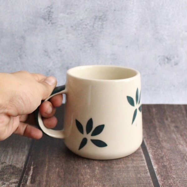 Earthy Sea Mug | Byora Homes | Beige & Blue | Stoneware Ceramic
