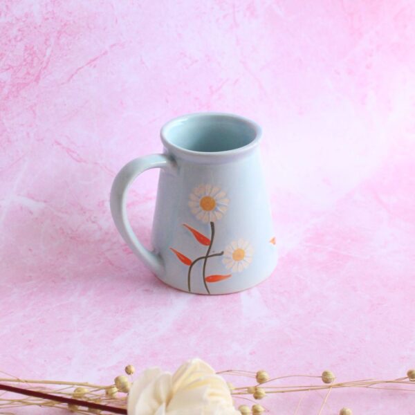 Winter Flora Mug | Byora Homes | Blue | Stoneware Ceramic - Image 4