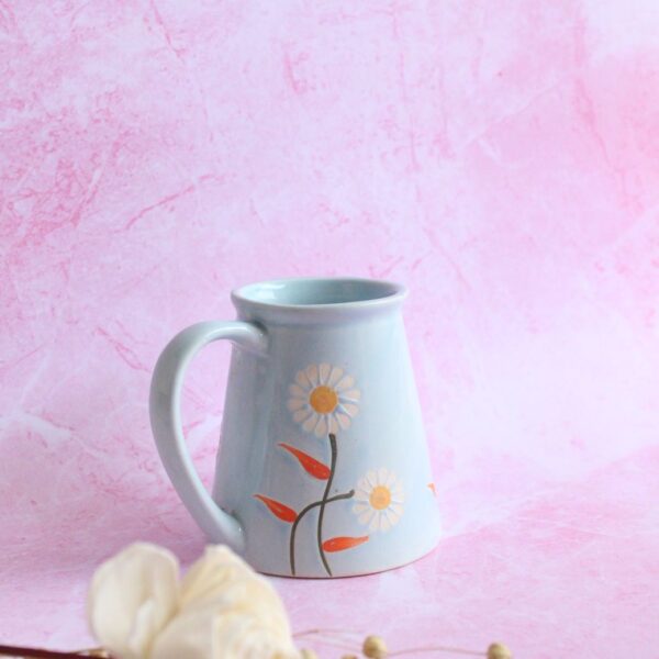 Winter Flora Mug | Byora Homes | Blue | Stoneware Ceramic - Image 2