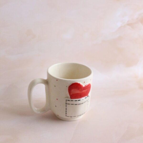 Pocketful of Mug | Byora Homes | Beige | Stoneware Ceramic - Image 2