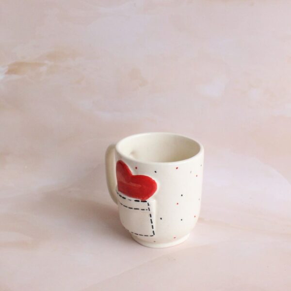 Pocketful of Mug | Byora Homes | Beige | Stoneware Ceramic - Image 3