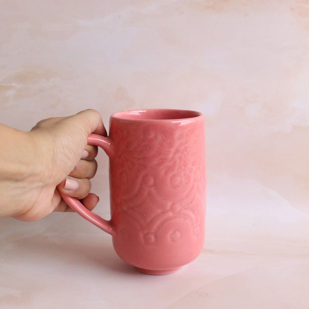 Indi Mug 2.0 | Byora Homes | Pink | Stoneware Ceramic
