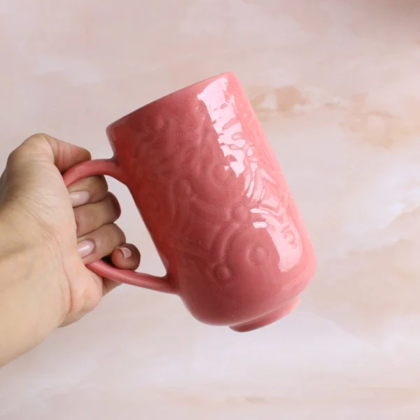 Indi Mug 2.0 | Byora Homes | Pink | Stoneware Ceramic - Image 2