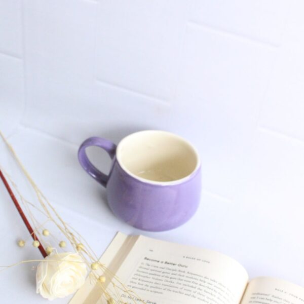 Lavender Cloud Mug | Byora Homes | Purple | Stoneware Ceramic - Image 3