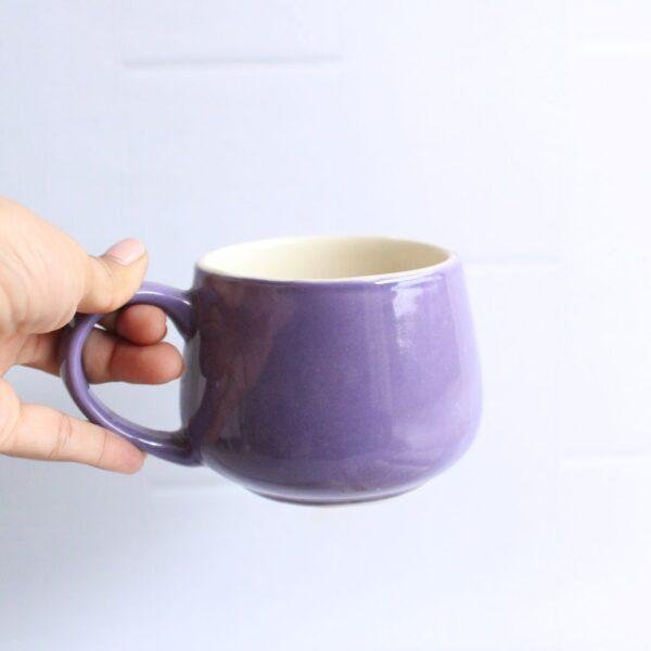 Lavender Cloud Mug | Byora Homes | Purple | Stoneware Ceramic - Image 4