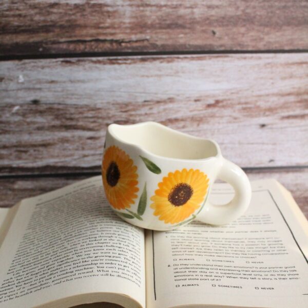 Sunflowery Mug | Byora Homes | Yellow | Stoneware Ceramic - Image 2