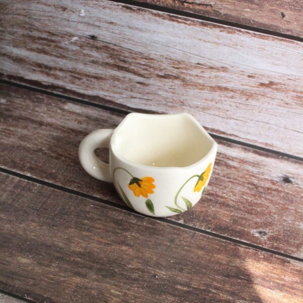 Sunny Mug | Byora Homes | Yellow & Beige | Stoneware Ceramic - Image 3