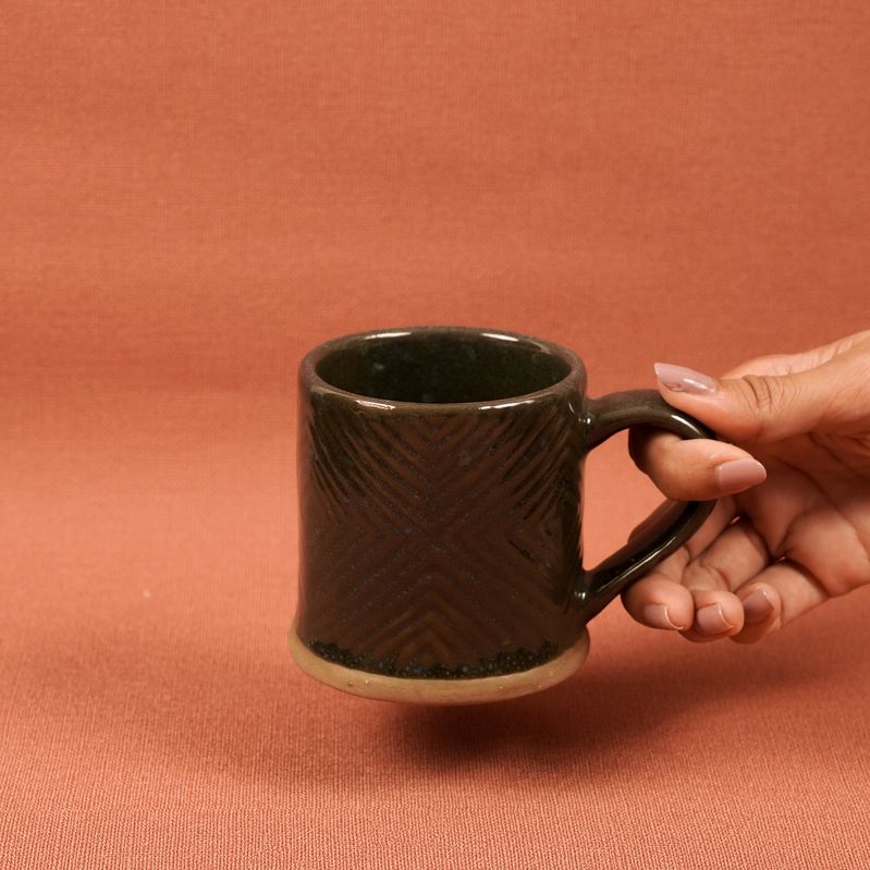 Mini Indi Mug | Byora Homes | Metallic | Stoneware Ceramic
